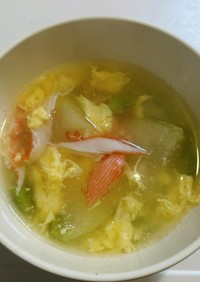 冬瓜彩りスープ