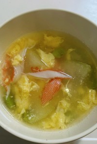 冬瓜彩りスープ