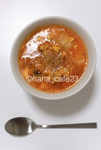 【1人分】鶏手羽元のトック入りスープ