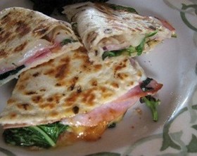 超簡単 ハム&チーズ トルティーヤ