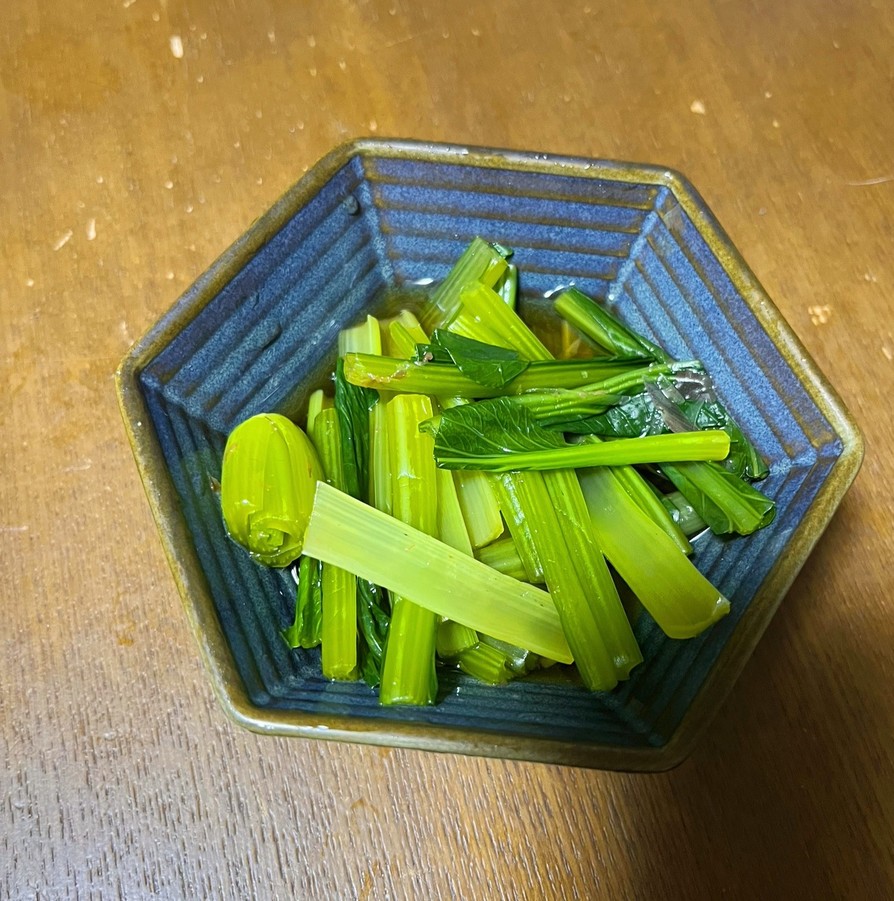 小松菜のおひたし(ミョウガ入り)の画像