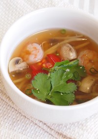 【アジアン醤油】トムヤムクン風スープ
