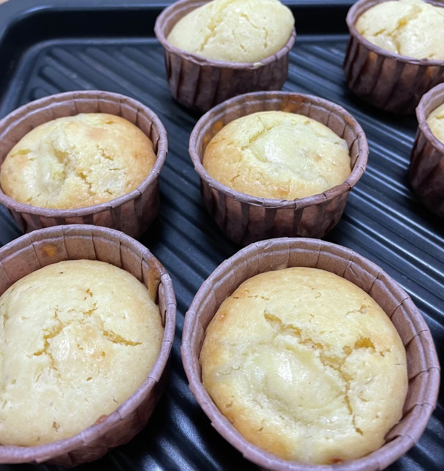 バニラカップケーキのレシピ