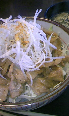こっくり豚味噌丼♪