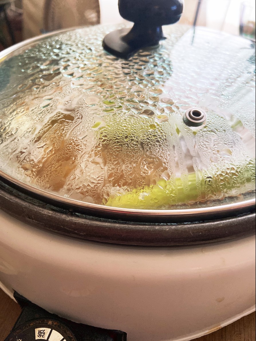 試し　鍋の残り汁に生米からの雑炊の画像