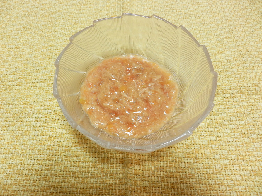 【離乳食中期】　ツナのトマト風味の画像