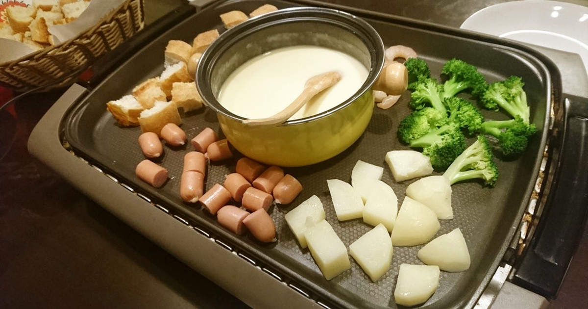 ホットプレート チーズフォンデュ レシピ 作り方 By キムッティー クックパッド 簡単おいしいみんなのレシピが354万品