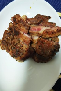 イベリコ豚のレッドホットチリステーキ