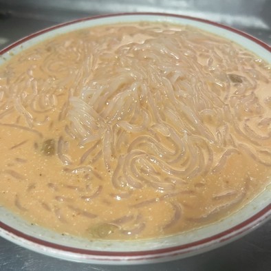 ダイエット☆白滝で冷たい納豆坦々麺の写真