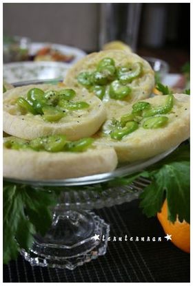 そら豆のチーズマフィン焼き