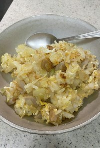 タイ米で美味いチャーハン