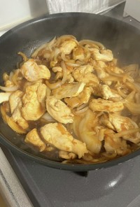 鶏むねの生姜焼き