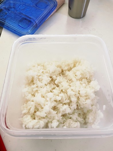 レンジで米を炊飯　1合　2合の写真