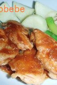 レンジde簡単♬鶏肉のバーベキューソース