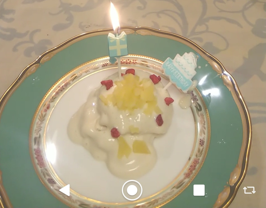 豆腐クリーム1歳ケーキ※乳製品不使用の画像