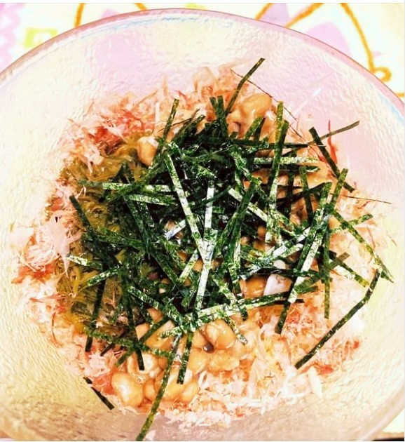 キャベツ納豆サラダの画像