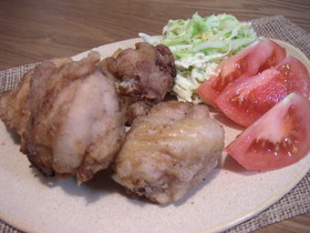 お肉の中からネギがトロ~リ超うまから揚げ