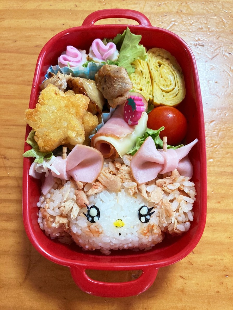 レア　マイメロディ　マイメロ　弁当　パズル　フィギュア　キャラ弁　当時もの マイメロディ - 女の子 キャラ弁グッズ セットの通販 by