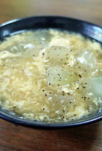 冬瓜の和風卵スープ
