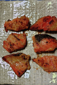 ヨウサマの減塩『農家の食事』鮭西京焼き