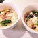 豚と小松菜の豆乳 酸辣湯風スープ