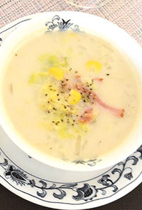 【福島学院短大】白菜のオーツミルクスープ
