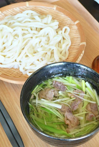 塩肉ねぎ汁うどん（豚or鶏）再現風レシピ