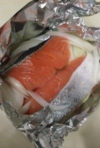 ☆ミツカン　カンタン酢で　鮭のホイル焼き
