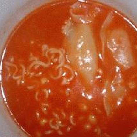 トマトスープ餃子ラーメン
