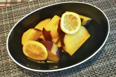 【幼児食】さつま芋のレモン煮の写真