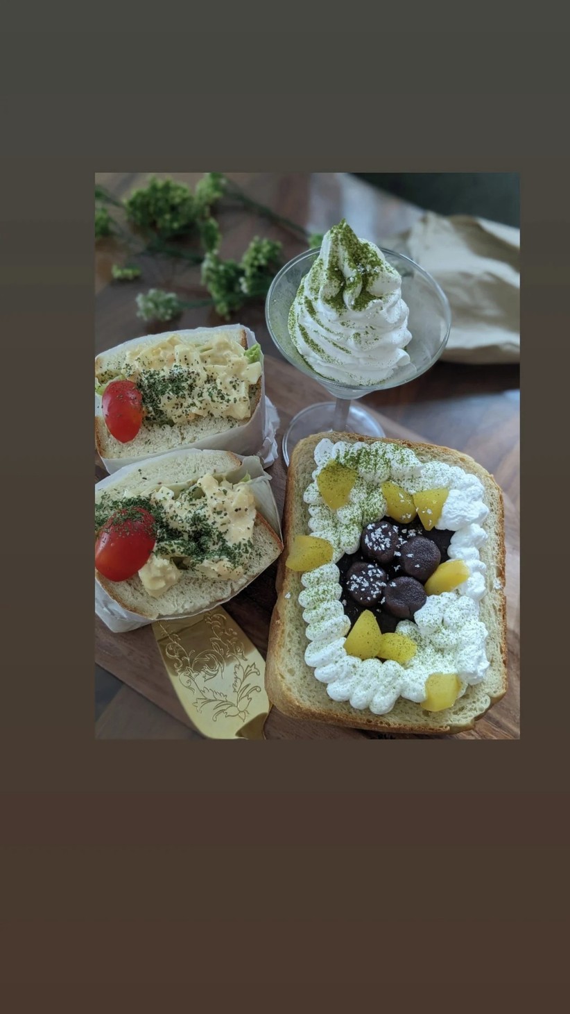 ホームベーカリー食パンでデコレーション♡の画像