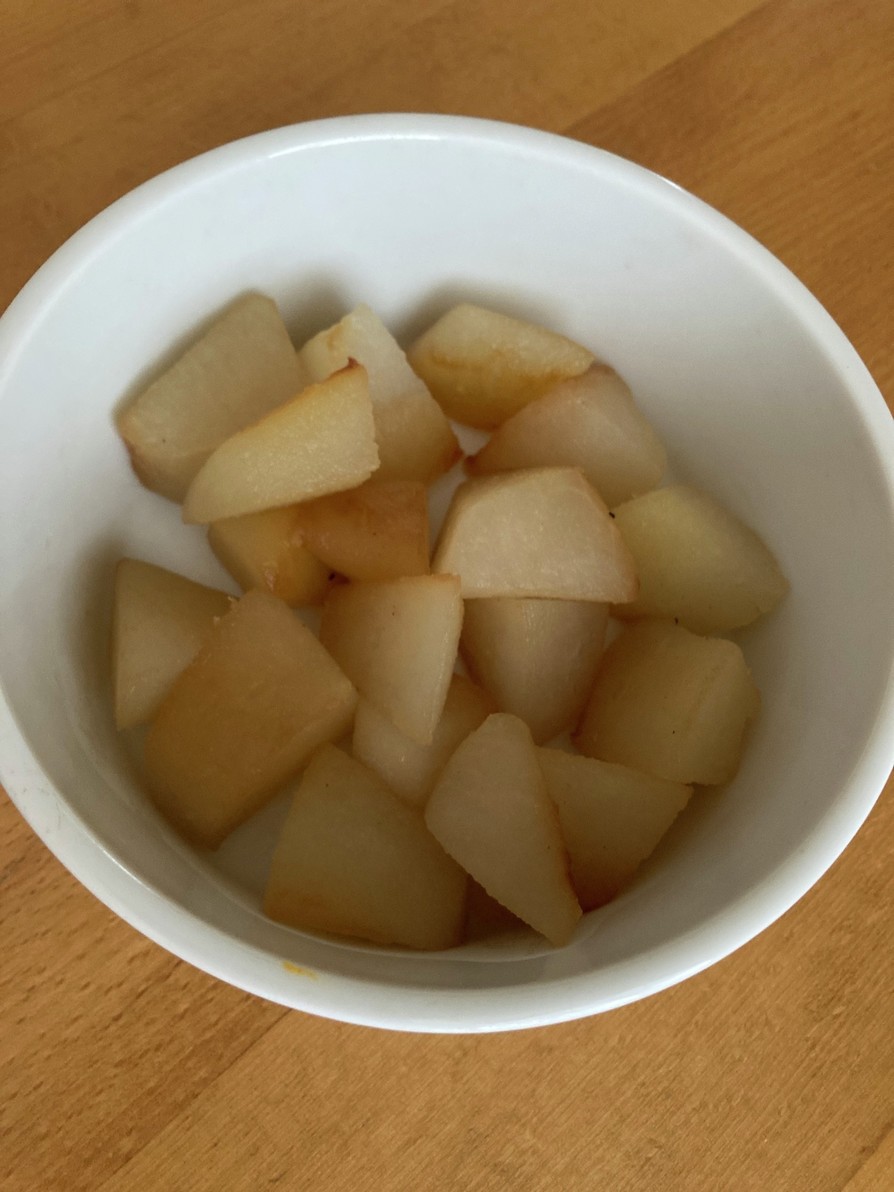 梨の炊いたんの画像