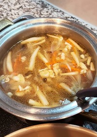 鶏皮スープ