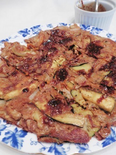 ズッキーニの味噌チヂミの写真