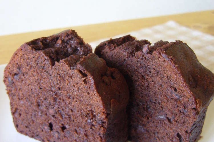 ココアとチョコチップのパウンドケーキ レシピ 作り方 By ゆきみるきー クックパッド