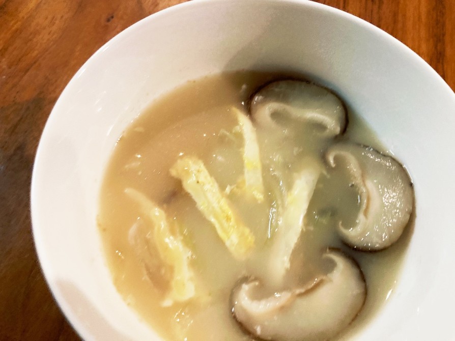 5分|チータラの卵スープ★の画像