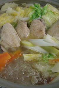 ◆コラーゲンたっぷり！鶏スープ鍋◆