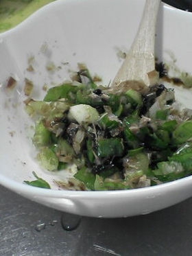 手軽に海苔わさび☆私ののっけご飯