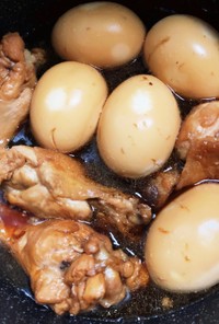 鶏手羽元のサッパリ「冷やし中華のタレ」煮