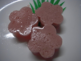 苺ミルク寒天