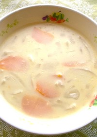 豆乳コーンスープ