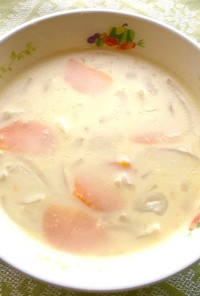 豆乳コーンスープ