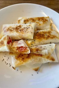 トマトとチーズのイタリアン春巻き