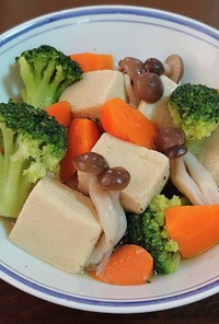 高野豆腐の彩り煮
