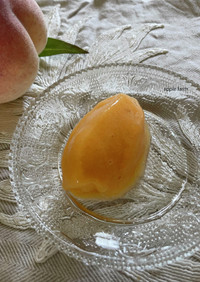 桃のソルベ