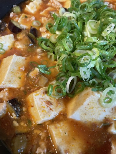 麻婆豆腐with茄子の写真