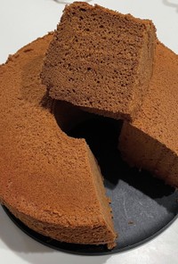 チョコレートシフォンケーキ