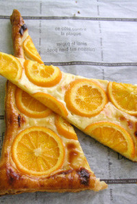 オレンジベイクドチーズパイ