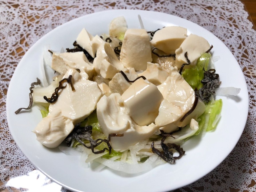 10秒でコクうま☆豆腐サラダの画像