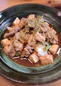 豚豆腐の味噌キャベツ煮